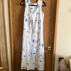 Floral Sleeveless Maxi Dress